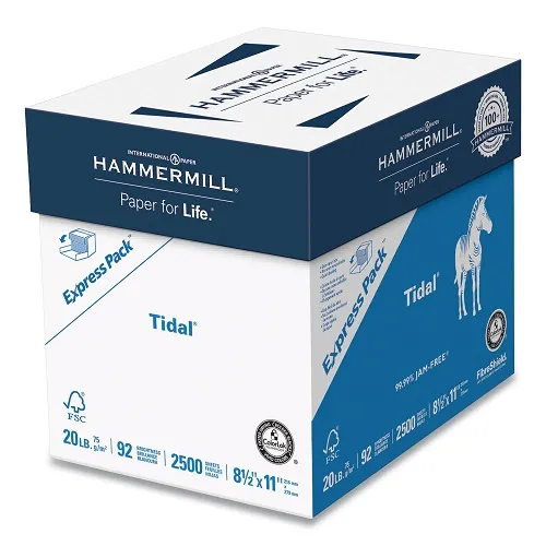 Hammermill - HAM163120 - Tidal Print Paper Express Pack, 92 Bright, 20Lb, 8.5 X 11, White, 2,500 Sheets/Carton