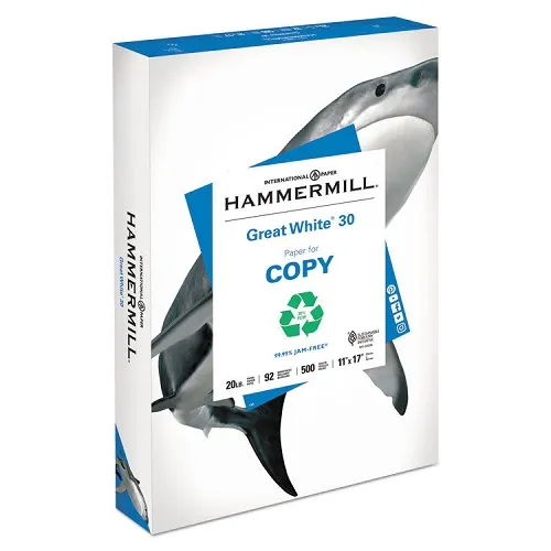 Hammermill - From: HAM86700 To: HAM86750 - Great White 30 Recycled Print Paper