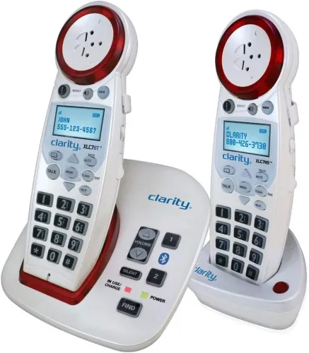Harris Communication - Clarity - From: CL-BT914/HS To: CL-XLC7HS - Amplified Bluetooth Phone Expansion Handset