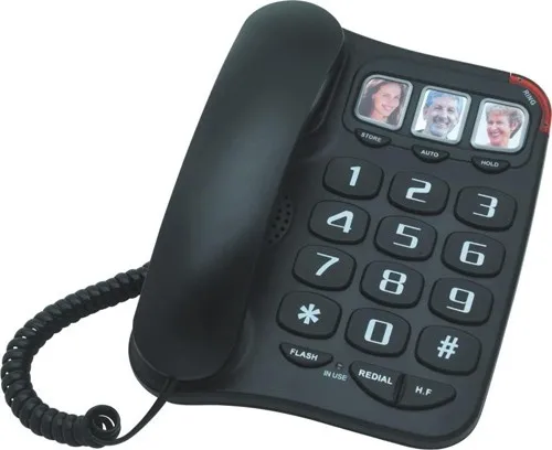 Harris Communication - Future Call - From: FC-1001B To: FC-1001W - Amplified 3 Picture Phone