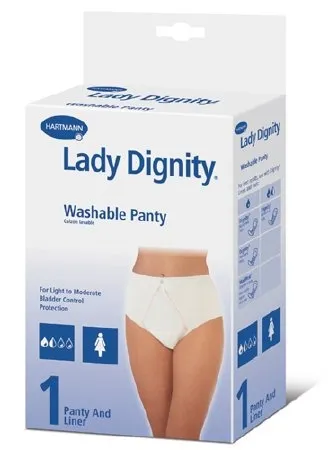 Dignity - From: 40202 To: 40204  Hartmann  Lady Lady  Protective Underwear with Liner Female Cotton Blend Medium Pull On Reusable
