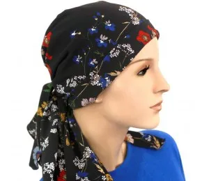 Hats For You - 155-P22-W19 - Floral Calypso Head Scarf