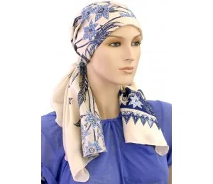 Hats For You - 156-S13-S20 - 100 % Silk Calypso Exclusive Headscarf
