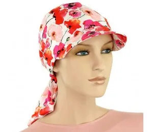 Hats For You - 400-C01-S20 - Summer Visor Head Wrap Cotton Brimed Cap