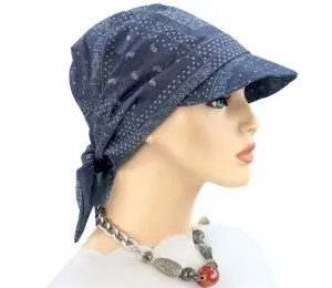 Hats For You - 400-C11-S18 - Cotton Visor Headwrap Paislay