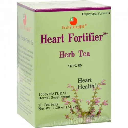 Health King Medicinal Teas - 417378 - Heart Fortifier Herb Tea - 20 Tea Bags