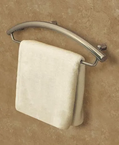 HealthCraft Products - INV-TB16-BLK - Towel Bar