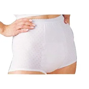 Salk - PHC004 - HealthDri Ladies Heavy Panties Size Size 4, 22" - 24" Waist, Washable, Latex-free