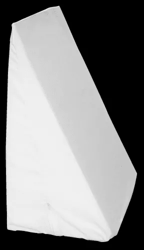 Alex Orthopedic - Hermell - FW4080 - Foam Slant Wedge with White Zip Cover, 21" x 21" x 9", White