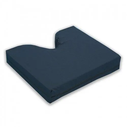 Hermell - WC4505BK - Coccyx Cushion w/ Polycotton Zippe Cover