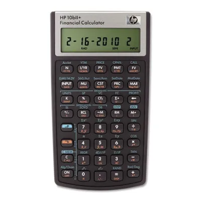 Hewletpcco - HEW2716570 - 10Bii+ Financial Calculator, 12-Digit Lcd