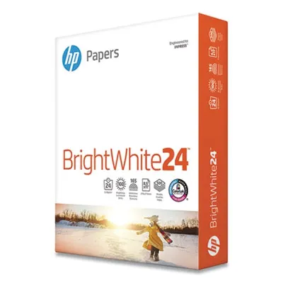 Hewlettpac - HEW203000 - Brightwhite24 Paper, 100 Bright, 24Lb, 8.5 X 11, Bright White, 500/Ream