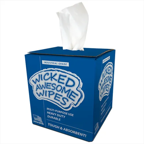 High Tech Conversion - B40 - Wicked Awesome Blue Wipes Industrial Dry Wipes