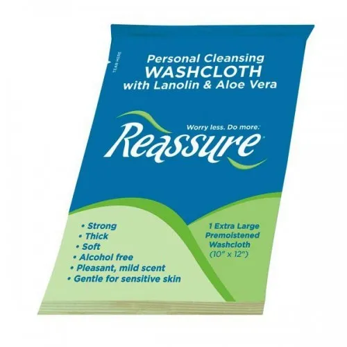 Home Delivery Incontinent Supplies - RWTP - Reassure Individual Travel Pack Washcloths