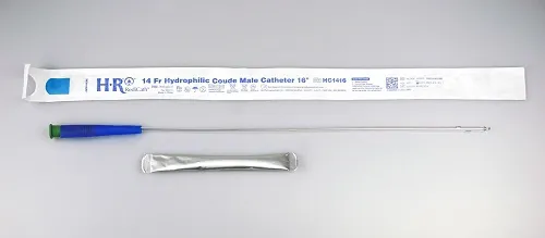 HR Pharmaceuticals - HC0810 - Touch Free Sleeve, Coude Tip, 8Fr, 10" Length