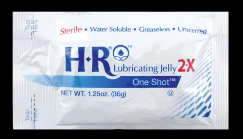 HR Pharmaceuticals - 211-288 - HR Lubricating Jelly 2X 36g OneShot, Sterile