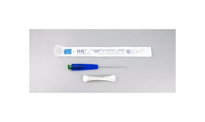 Hr Pharmaceuticals - HS1406 - HR Pharmaceuticals Redicath Hydrophilic Catheter 14fr 6" With Water Bag And Touch Free Sleeve
