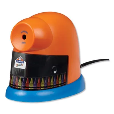 Hunt Mfg - EPI1680 - Crayonpro Electric Sharpener, School Version, Ac-Powered, 5.63" X 8.75" X 7.13", Orange/Blue