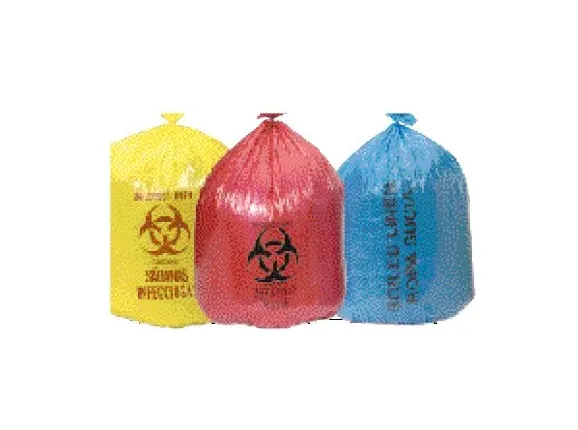 Colonial Bag - HXY50 - Infectious Linen Bag Colonial Bag 45 gal. Yellow Bag LLDPE 37 X 50 Inch