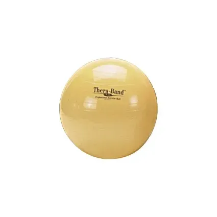Hygenic - Thera-Band - HYG23545CM - Thera Band Thera Band Exercise Ball, 18", Yellow, High Quality, Increases Flexibility and Coordination