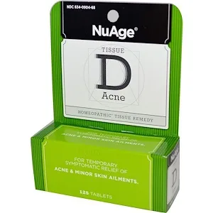 Hylands - TISDT125 - NuAge Tissue D (Acne) Tablets