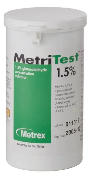 Metrex Research - 10-303 - MetriTest 1&frac12;, For 14 Day Use Life, 60 strips/bottle, 2 btl/cs (US Only)