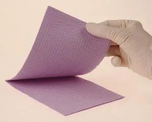 Crosstex - WEXALV - Towel, 2-Ply Paper, Poly, 18" x 13", Lavender, 500/cs
