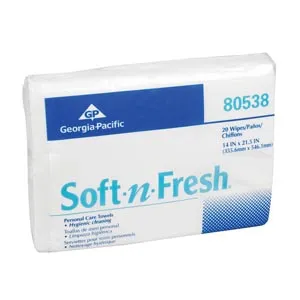 Georgia-Pacific Consumer - 80538 - Patient Care Disposable Towels, White, 14" x 21&frac12;", 20/pk, 16 pk/cs