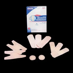 Dukal - 7602 - Bandage, Flexible Fabric Adhesive Strips, Knuckle, 100/bx, 24 bx/cs (70 cs/plt)