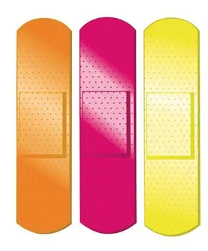 Dukal - 1076413 - Stat Strip Adhesive Bandage, &frac34;" x 3", Assorted Neon Colors, 100/bx, 12 bx/cs