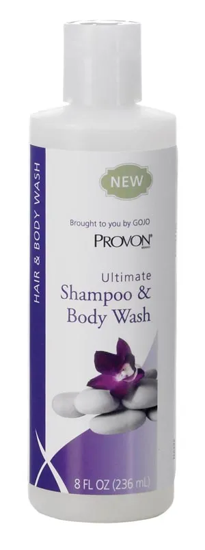 GOJO Industries - 4227-48 - Shampoo & Body Wash, 8 oz Squeeze Bottle, 48/cs (64 cs/plt)