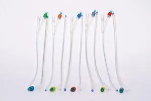 Amsino - AS41024S - Foley Catheter, 100% Silicone, 24FR x 5cc Balloon, Two-Way, Sterile, Latex Free (LF), 10/bx