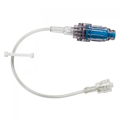 Icu Medical - B3302R - Smallbore Needleless Extension Set with Removable MicroClave Connector, 7" (18 cm) length, approximately 0.31 priming volume, clamp, rotating luer, non-DEHP tubing.