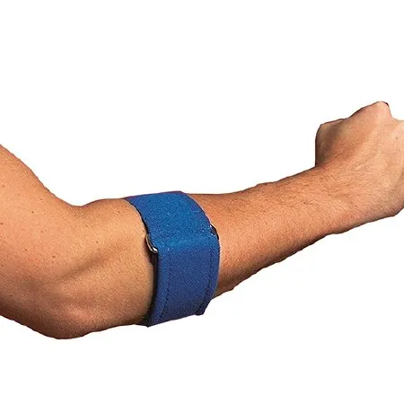Scott - 1969-00 - Elbow Support One Size Fits Most Hook and Loop Closure Tennis Elbow Elbow 7 to 15 Inch Forearm Circumference Royal Blue