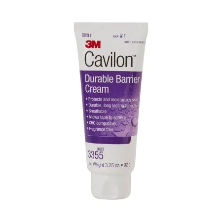 3M - 7100235990 - Skin Protectant 3M™ Cavilon™ Tube Unscented Cream CHG Compatible