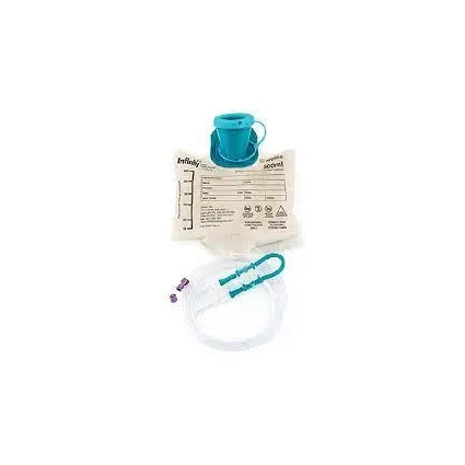 Zevex - INF0500-E - Enteral Pump Delivery Set, 500mL, w/ ENFit Connector, 30/cs (Transitional Stepped Connector Not Included) (US ONLY)