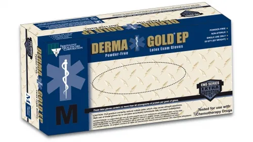 Innovative Healthcare - DermaGold - 180300 -  Gloves, Exam, Latex, Non Sterile, PF, Textured, High Risk