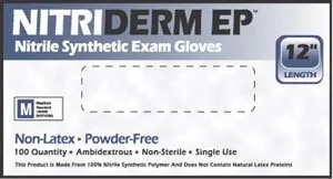 NitriDerm - Innovative Healthcare - 182350 - Gloves, Exam, Nitrile, Chemo, Non-Sterile, PF, Textured