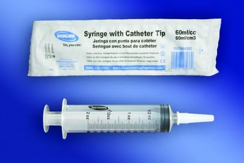 Invacare - 3664382 - IB Catheter Tip Irrigation Syringe with Tip Protector 60 mL