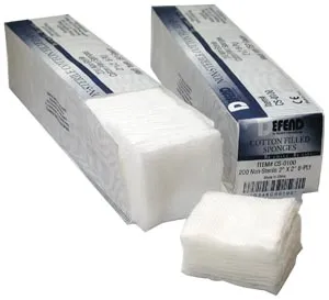 Mydent - CS-0100 - Cotton Filled Sponge, 2" x 2", 8-ply, Non-Sterile.  5000/cs