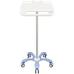 Touchpoint Medical - TPM-Q-17546-REV1 - WorkFlo Roll Stand Fixed Height Laptop Security Bracket Locking Casters -DROP SHIP ONLY-