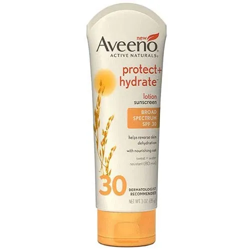 J&J From: 111647200 To: 111647300 - Aveeno Active Naturals Protect + Hydrate Sunblock SPF 30 Lotion