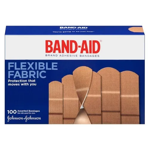 J & J Healthcare Systems - Band-Aid - 115078 - Johnson & Johnsonnsumer Band Aid Band Aid Flexible Fabric Assorted 100 ct.