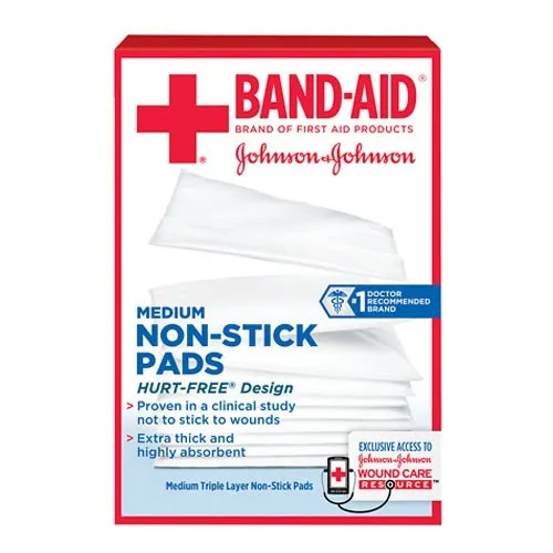 J&J From: 116627 To: 116628 - Band-Aid First Aid Nonstick Gauze Pad