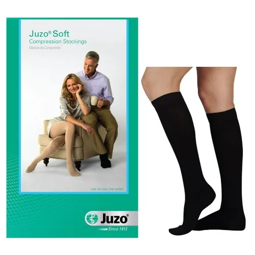 Juzo - 2001ADFFSB103 - Juzo Soft Knee High with Silicone Border, 20-30, Full Foot, Regular