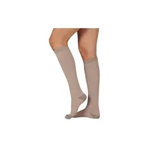 Juzo - From: 2001ADSBSH141 To: 2002ADFFSB141  Soft Knee High with Silicone Border, 20 30, Short, Open