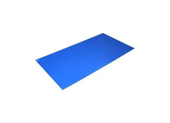 Connecticut Clean Room - Poly Tack - K-102 - Adhesive Floor Mat Poly Tack 18 X 45 Inch Blue Polyethylene Film