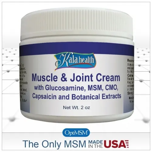 Kala Health - 1700020 - Msm muscle & joint cream with glucosamine & cmo