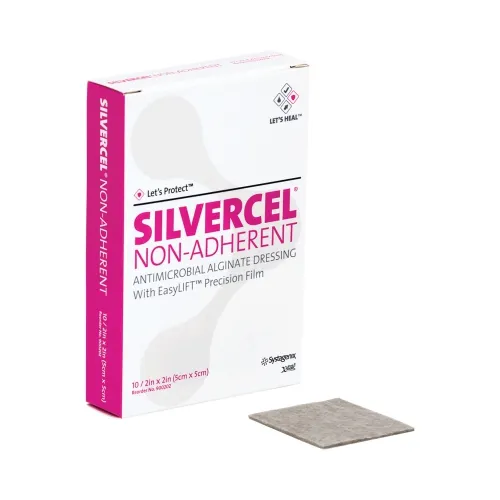 3m - 900202 - Silvercel Non-Adherent Antimicrobial Alginate Dressing 2" X 2"