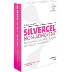3M - Silvercel Non-Adherent - 900112 - Silver Alginate Dressing Silvercel Non-Adherent 1 X 12 Inch Rope Sterile